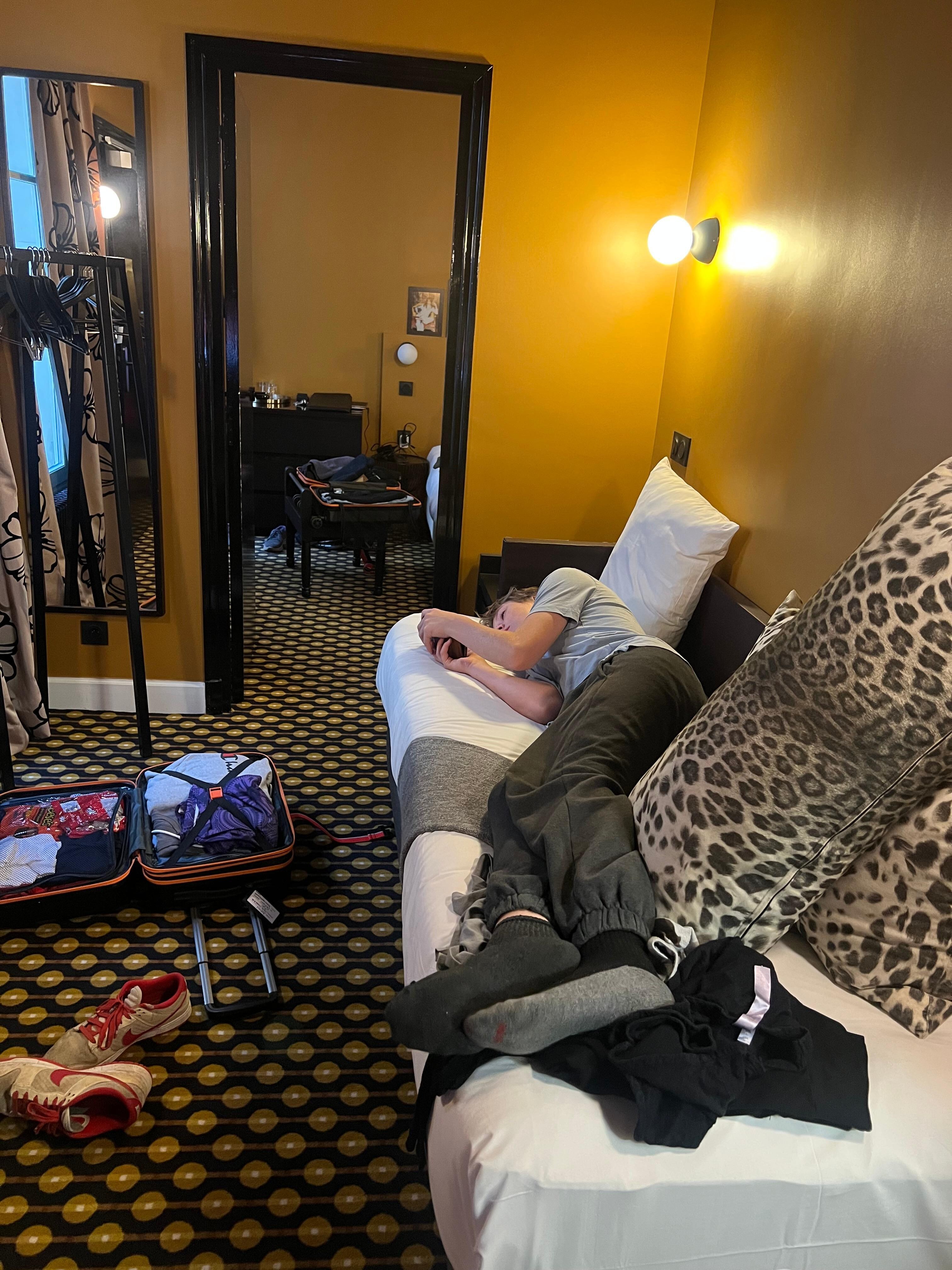 We booked a suit for three so there was a  separate room for our teenager 