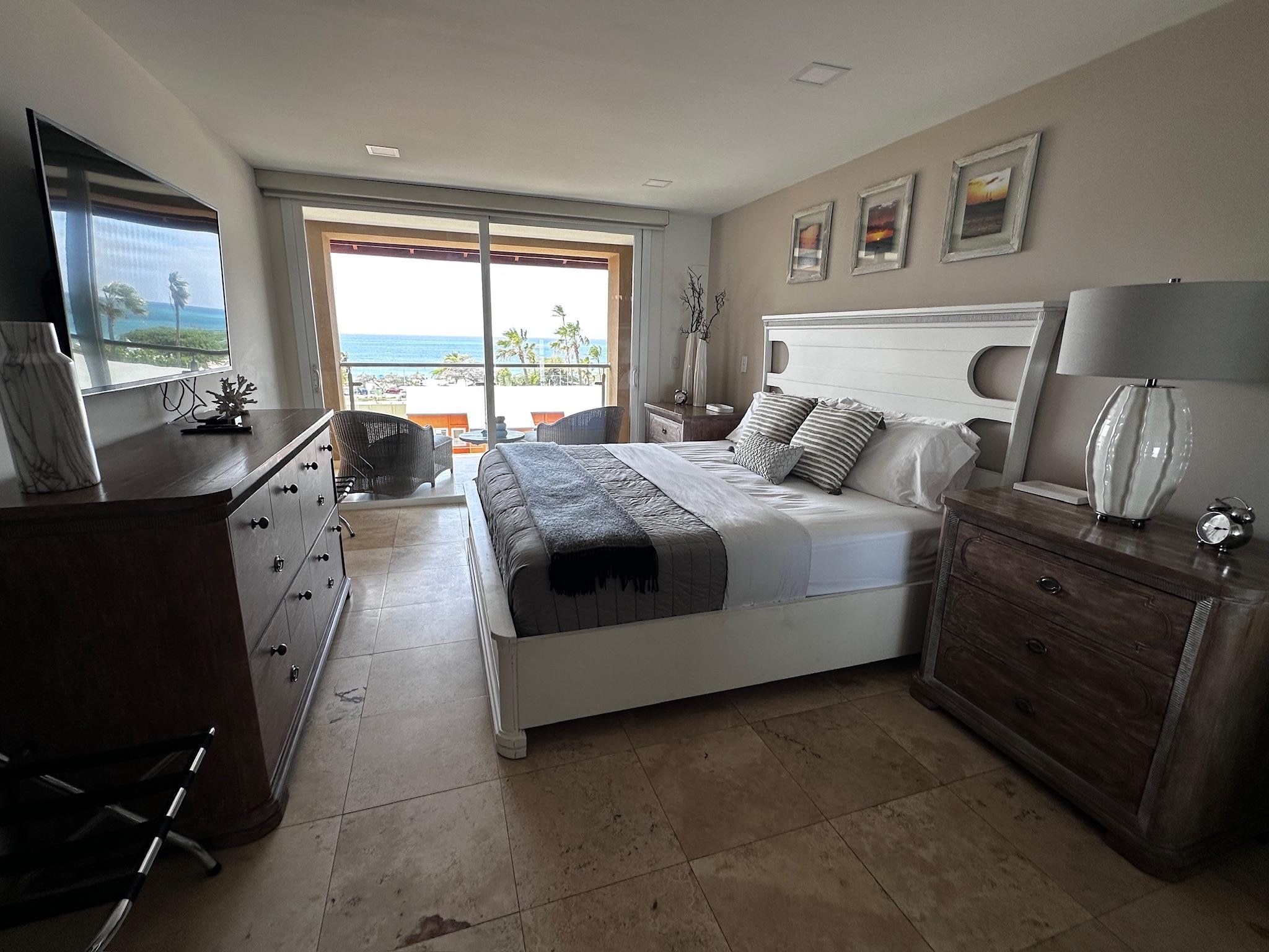 Beach views from the bedroom