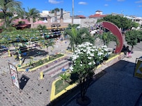 Vista do salão de café da manhã