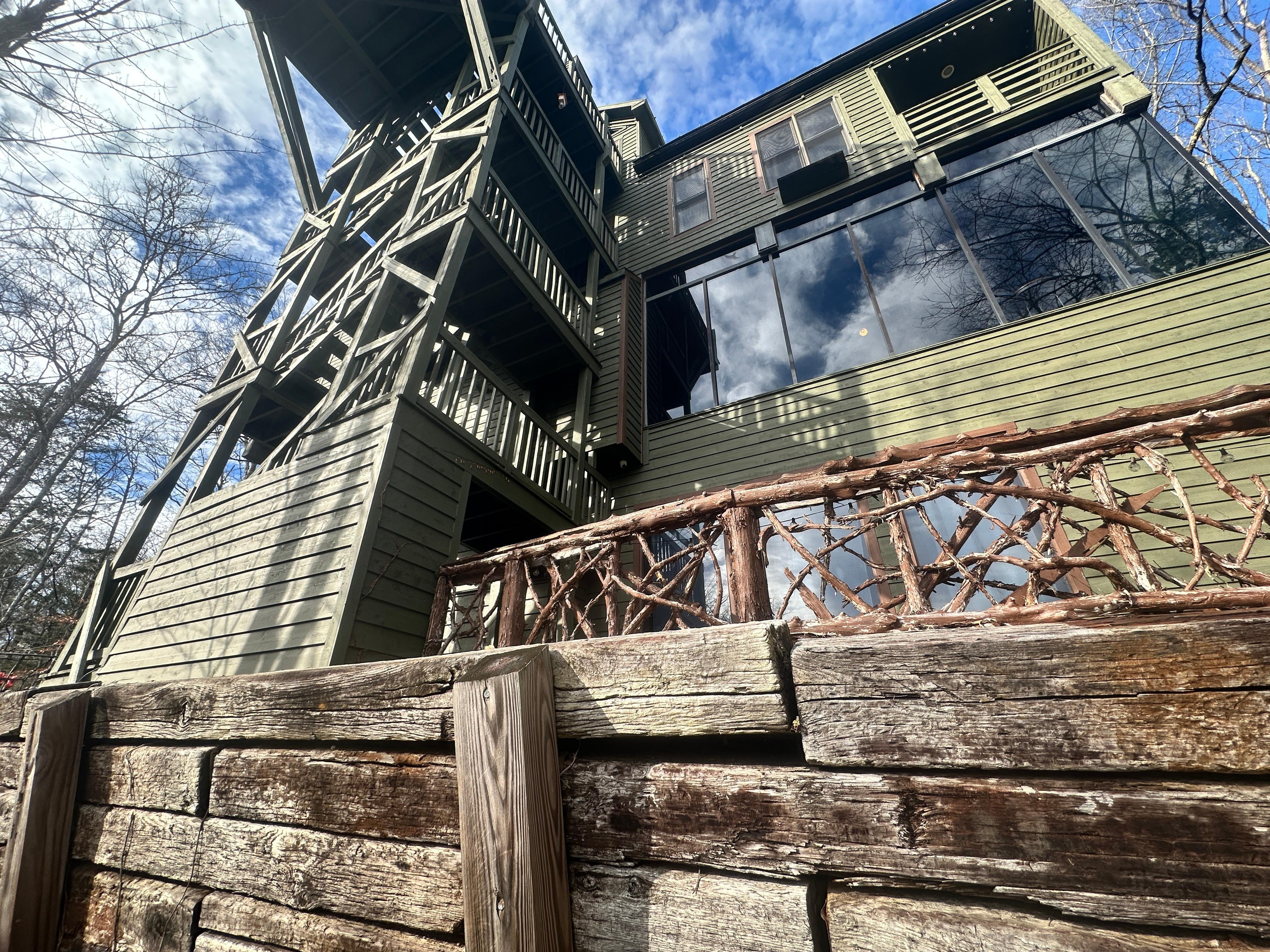 Explored a little-back of property, 3 story accommodations, gorgeous rooms!