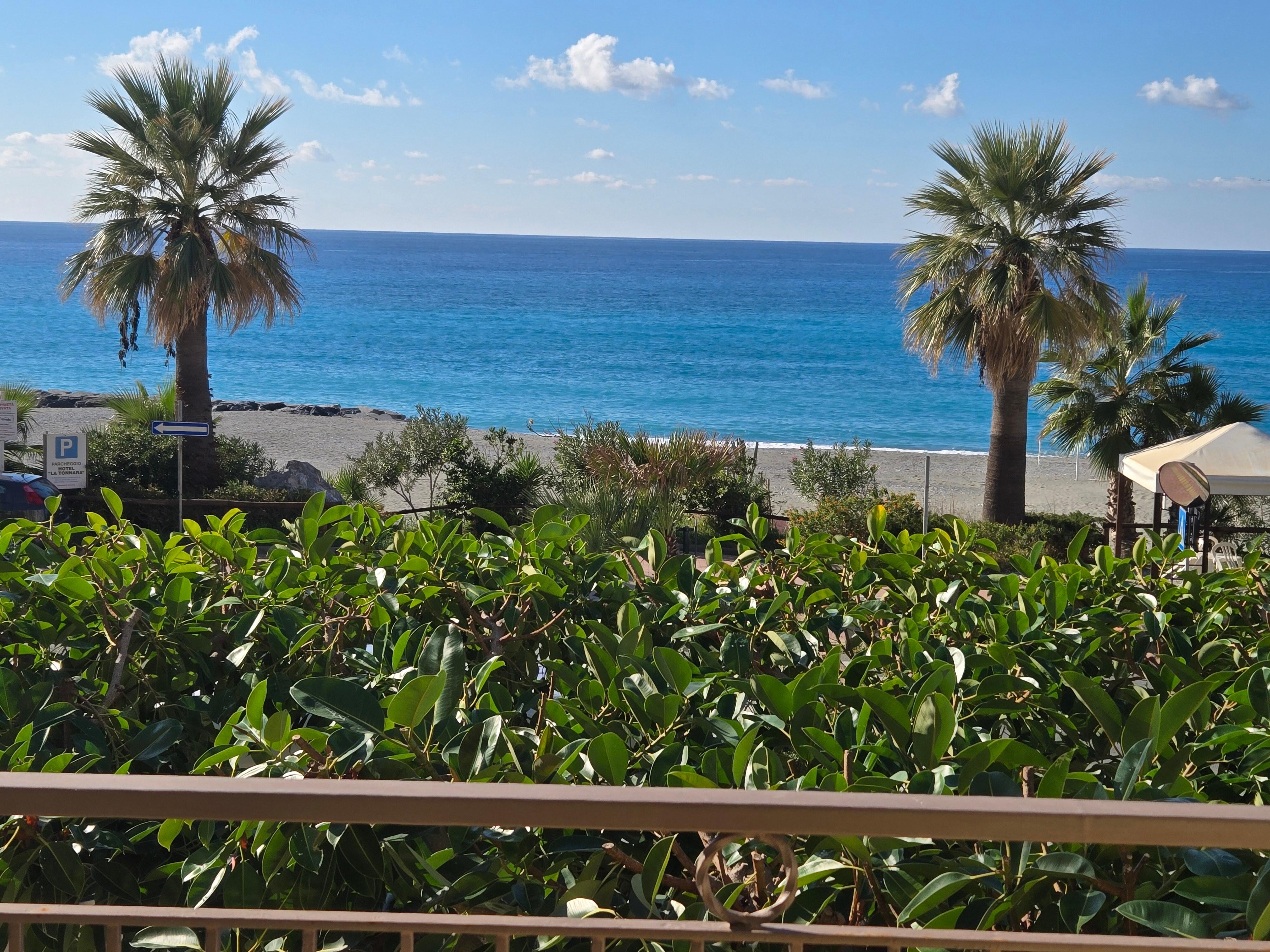 View of the sea from our room.