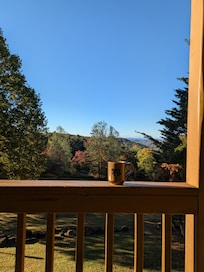 Porch is a wonderful place to sit and with a cup of tea, cocoa or coffee!!