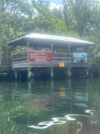 State Park about a 10-15 min paddle