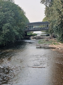 Renton Library over Cedar River