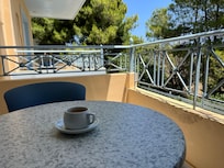 View from my patio which had a lovely breeze.