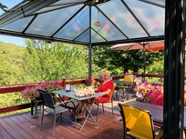 Het terras prachtig