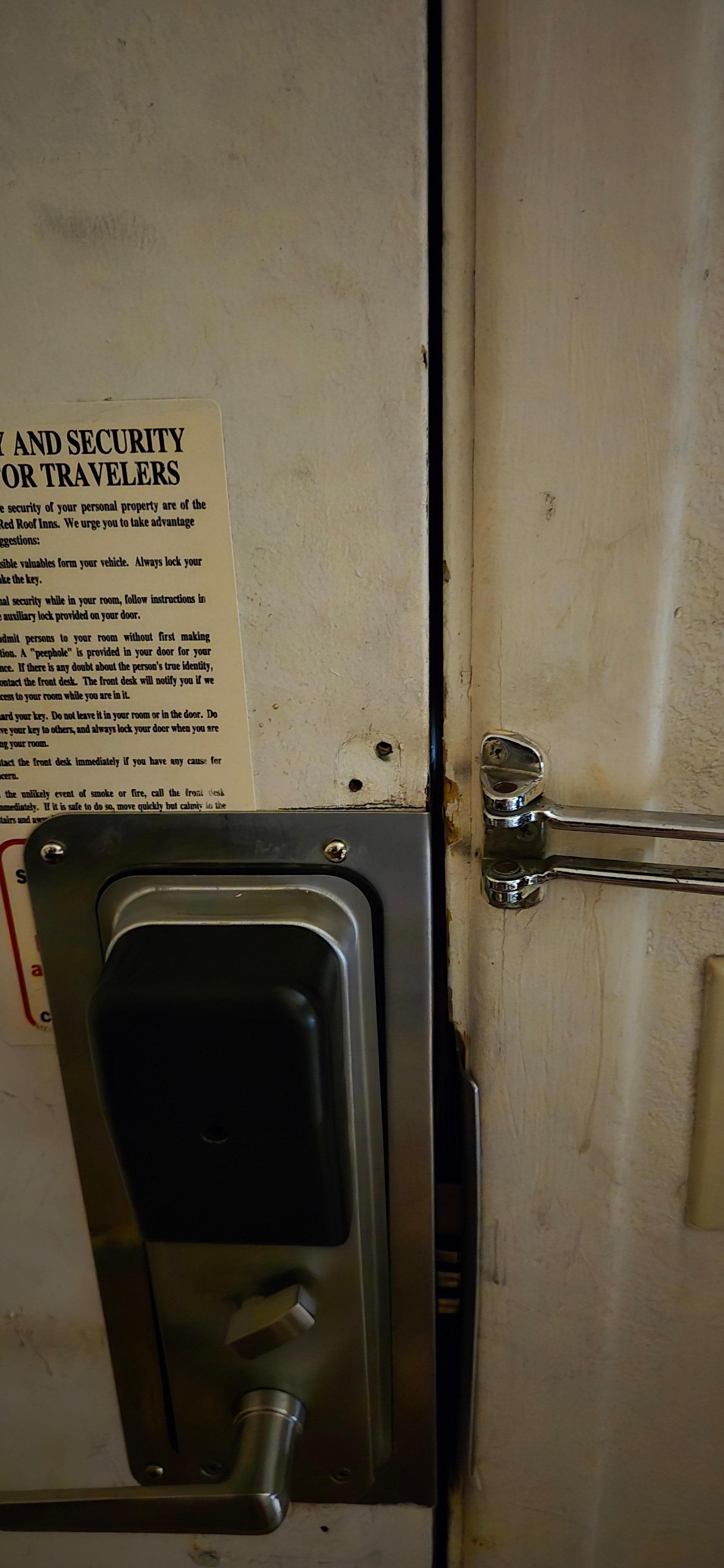 Broken security lock