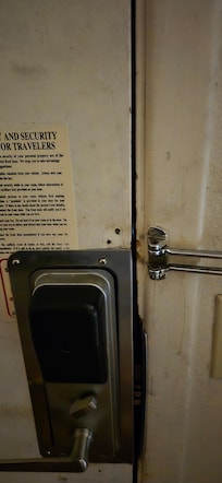 Broken security lock