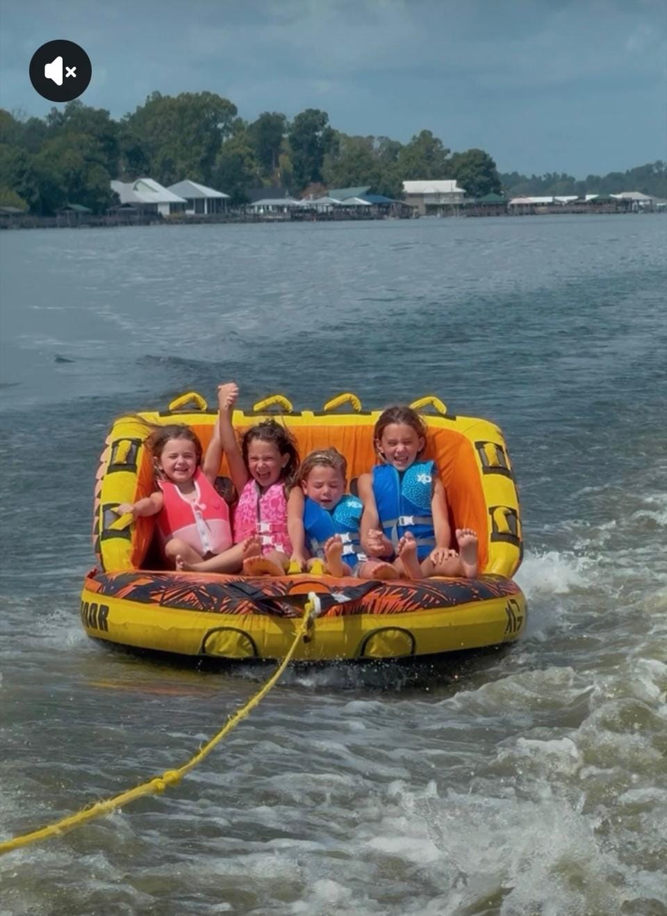 Kids first time tubing 🇺🇸