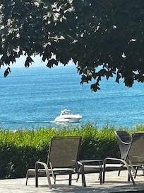 Beautiful views from the deck.