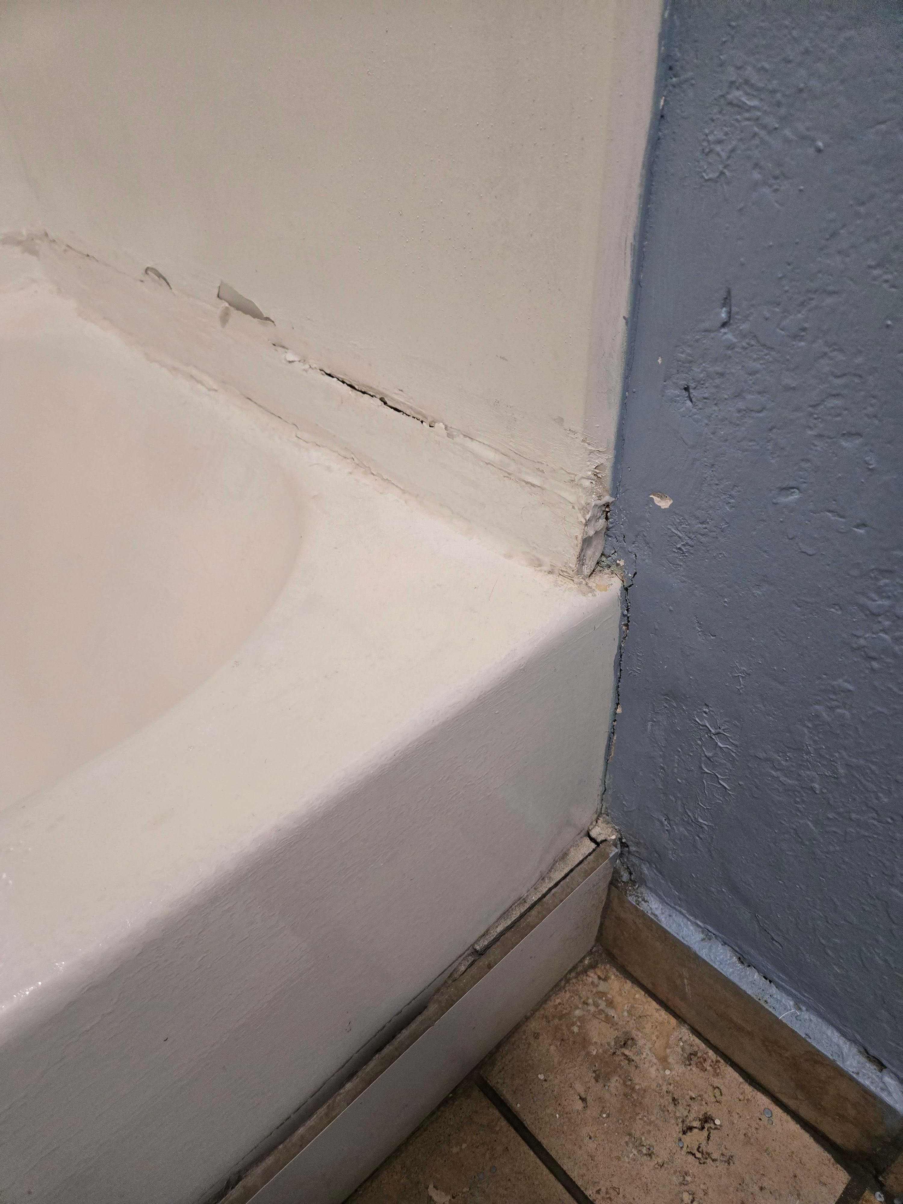 The tub was disgusting