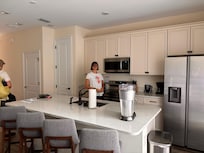 Kitchen complete with a drip coffee pot