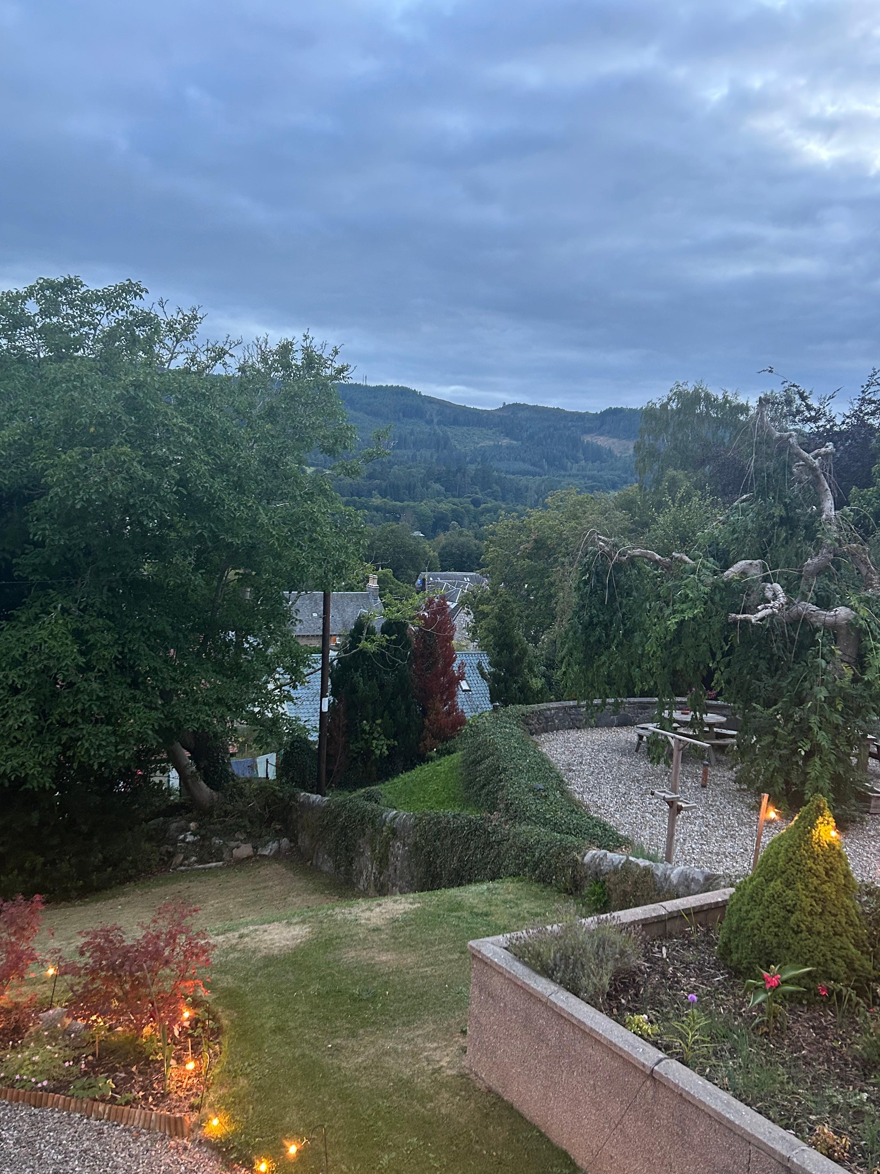 View out the longe window