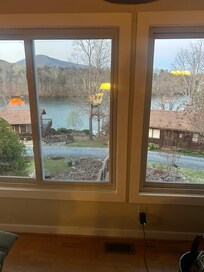 Honest view of the lake. And the audience you will have at dark