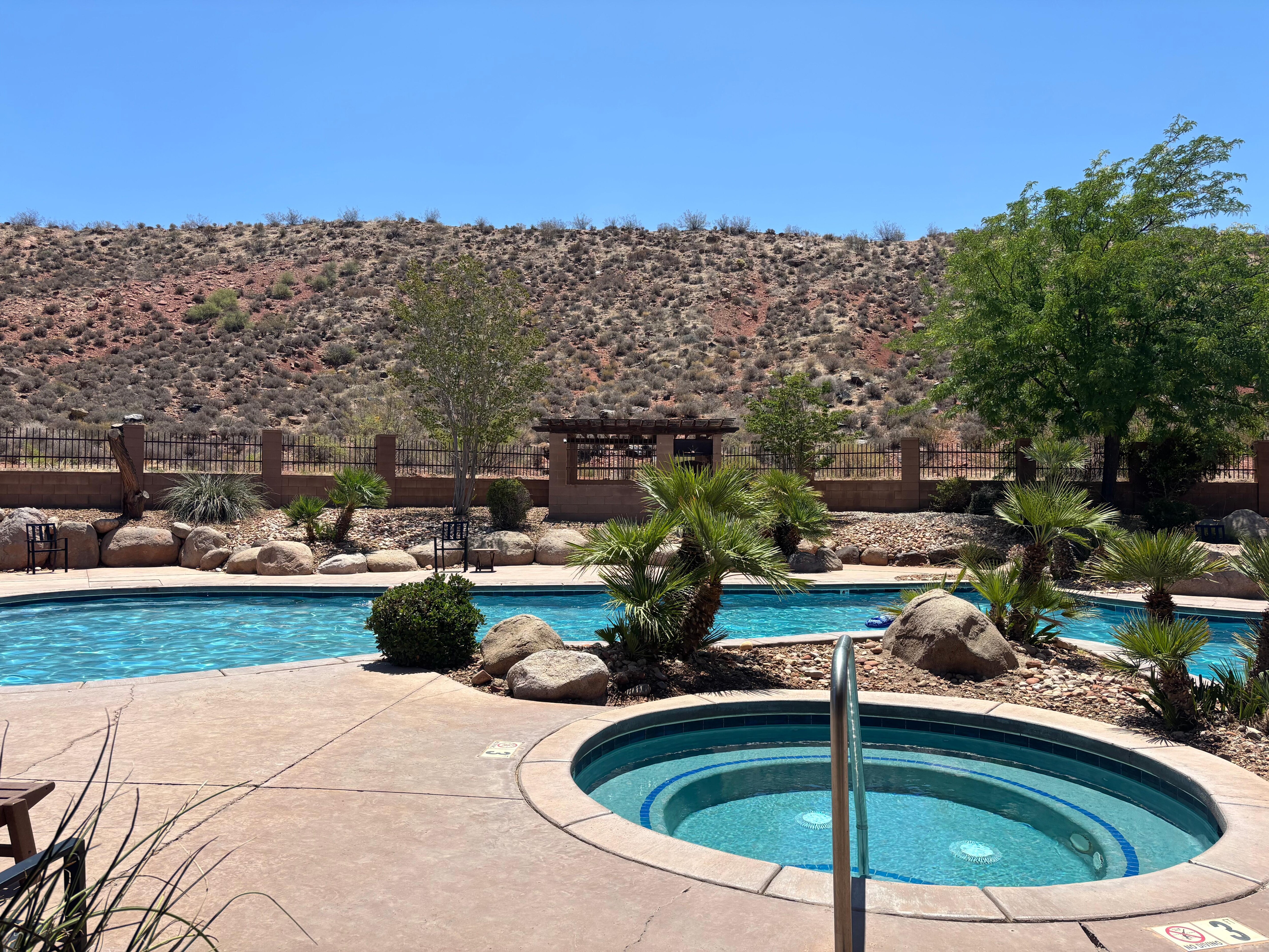 Pool was clean and beautiful!