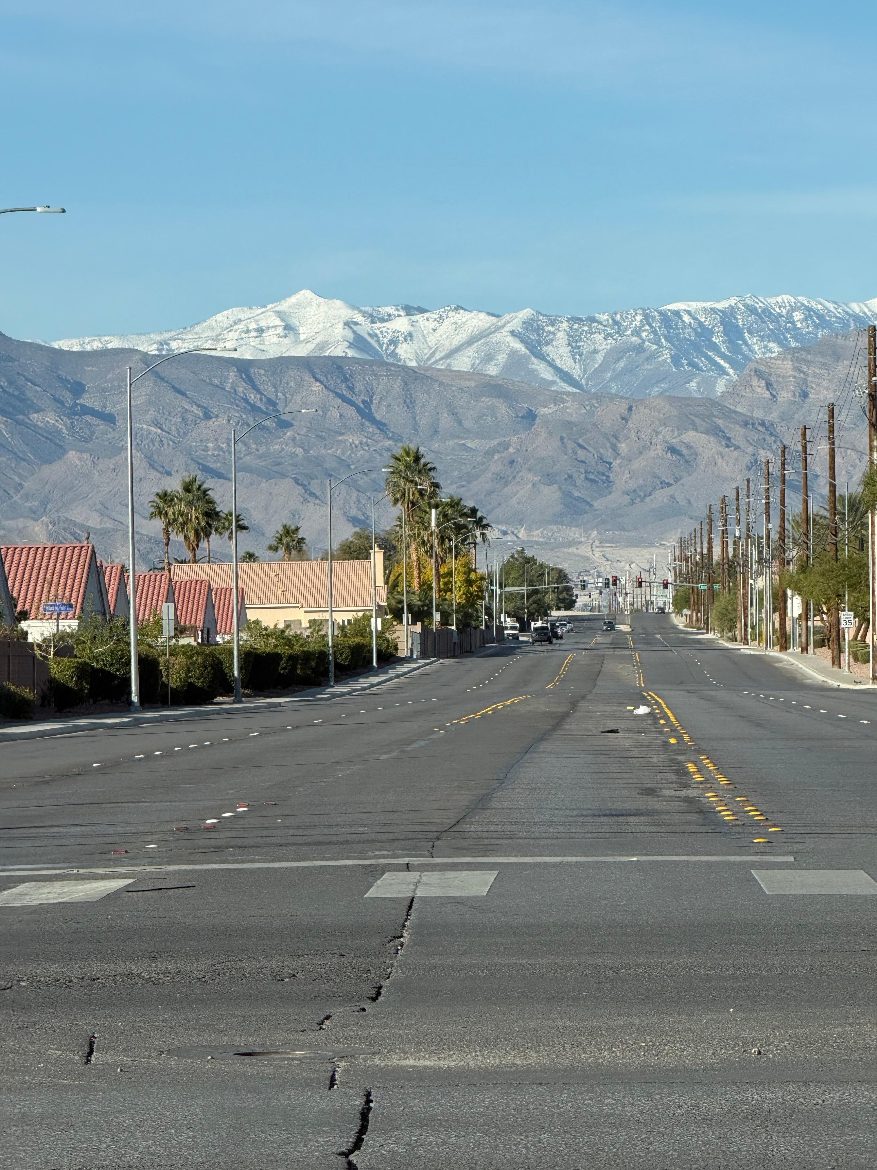 View from the main street