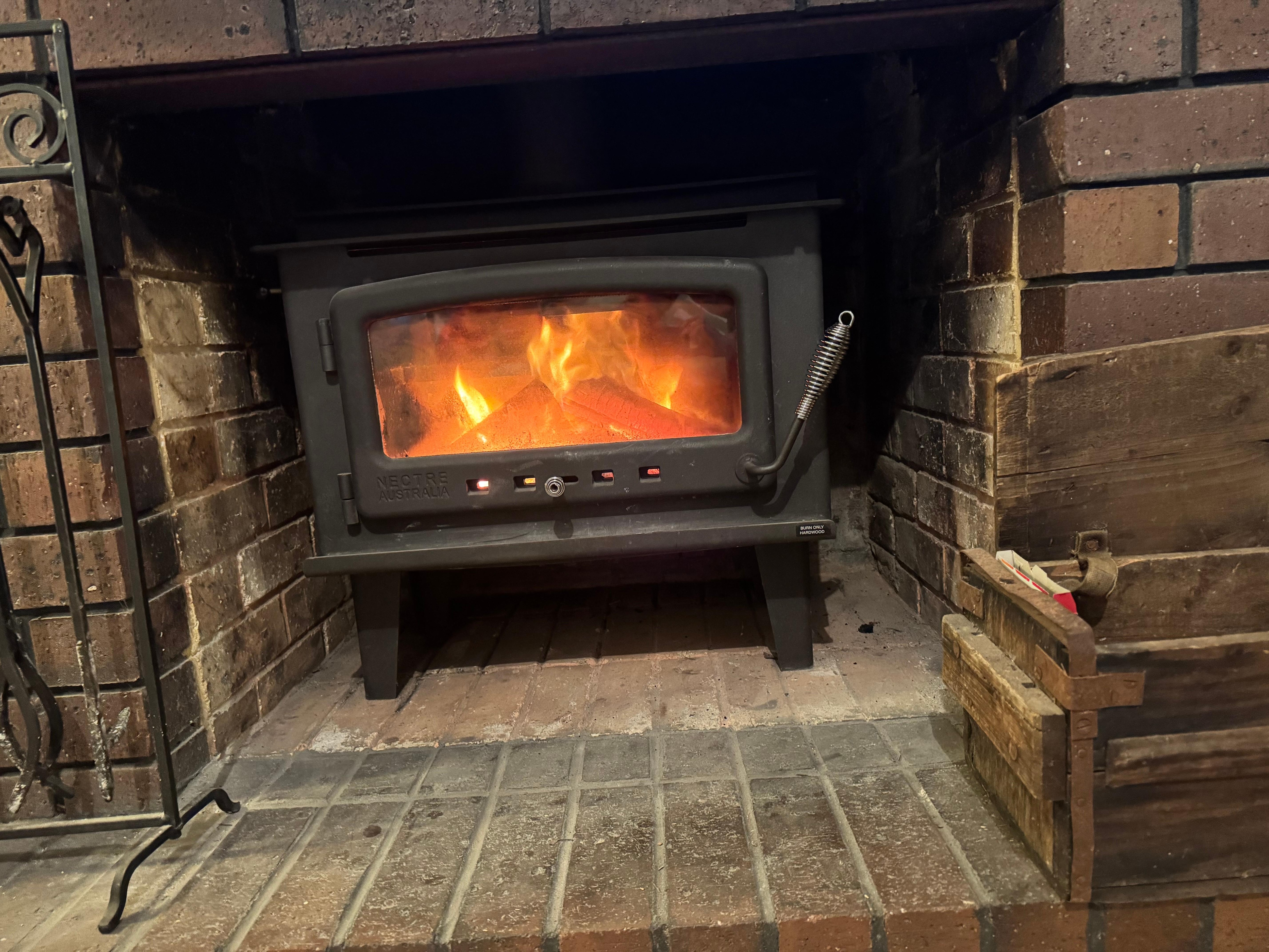 Beautiful log burner
