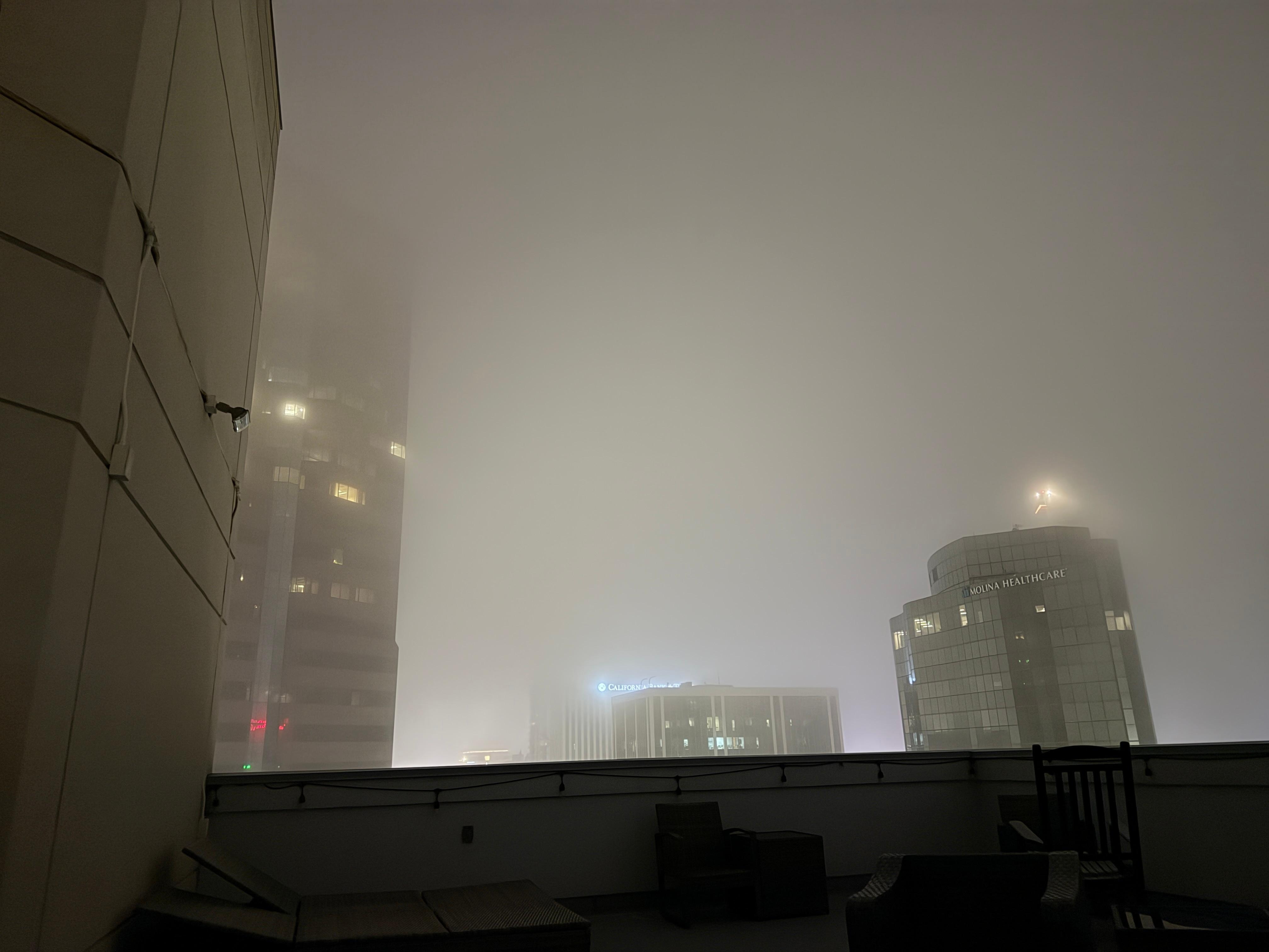 Very cool with the fog rolling in. 