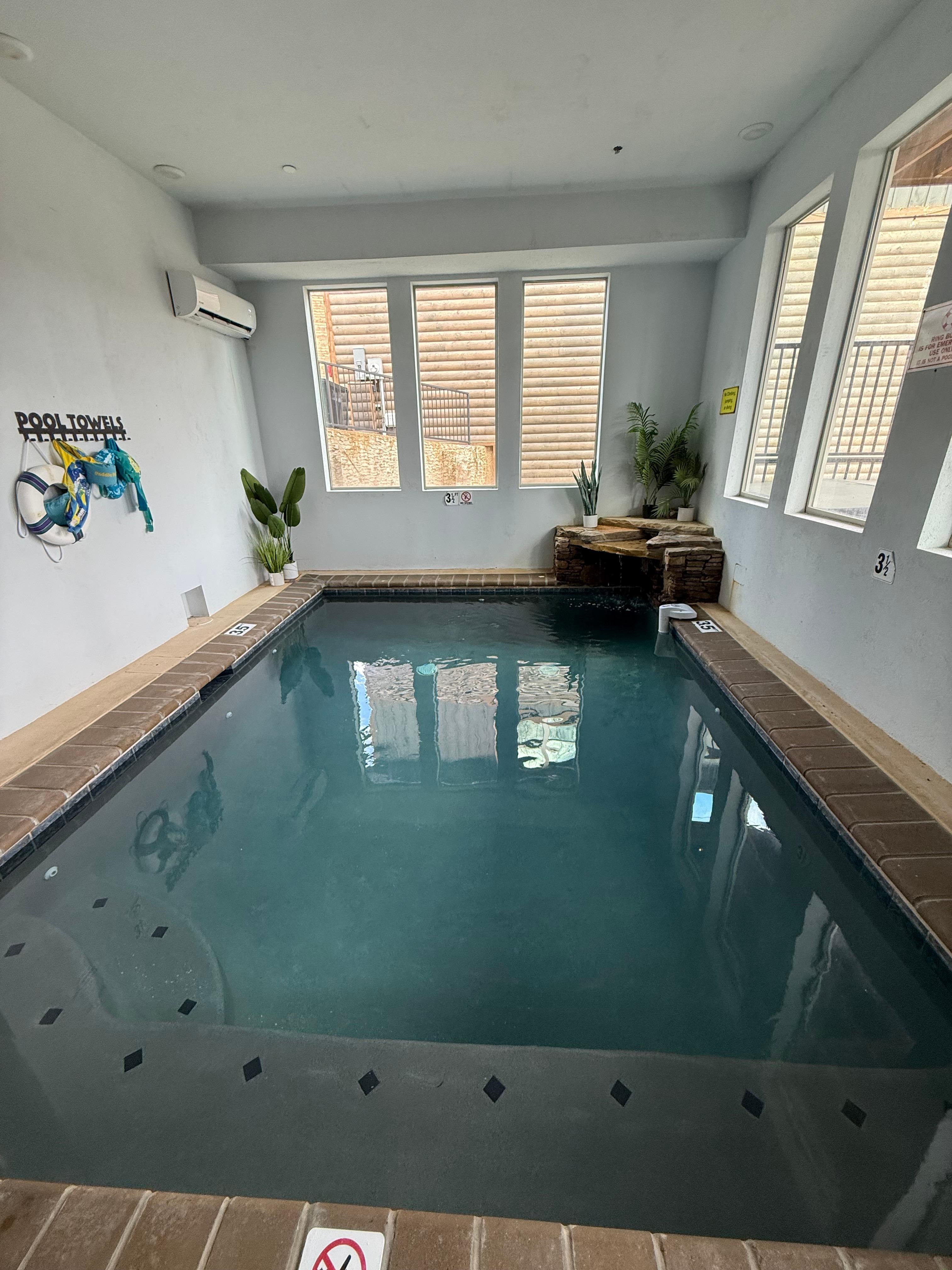 The pool is bigger than it looks in their pics!