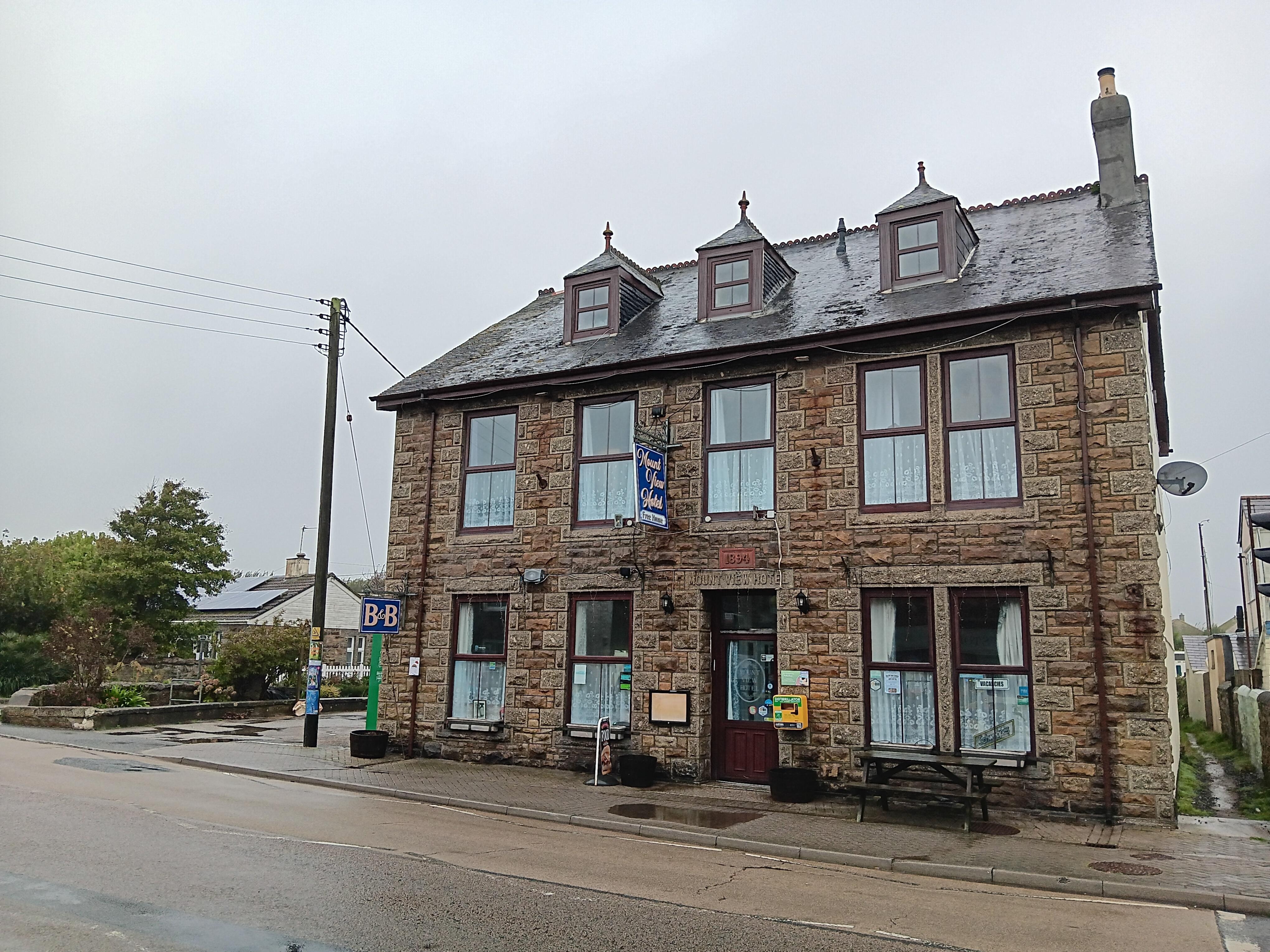 Front of hotel, even in the rain was welcoming.