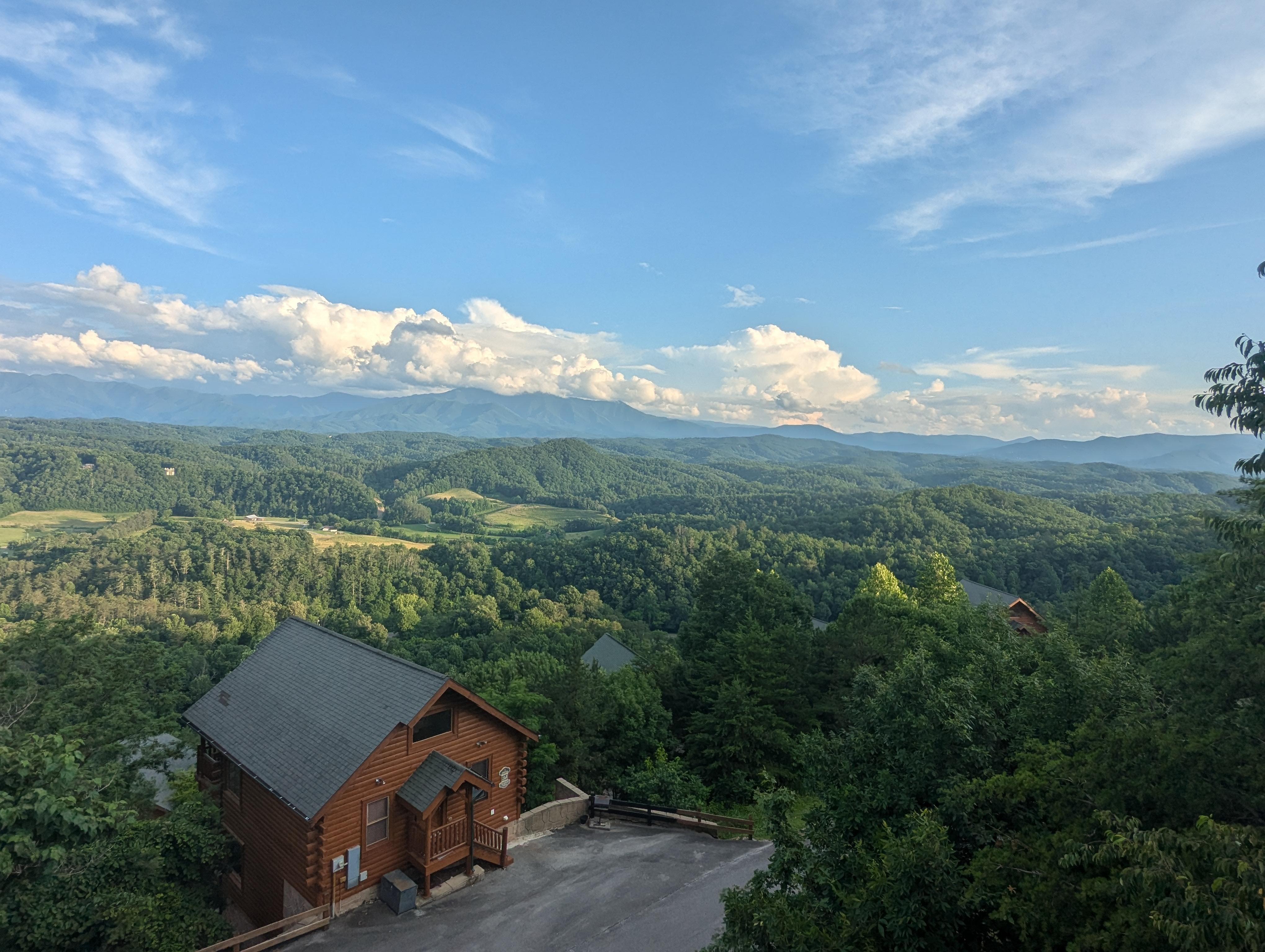 View from the cabin balcony 