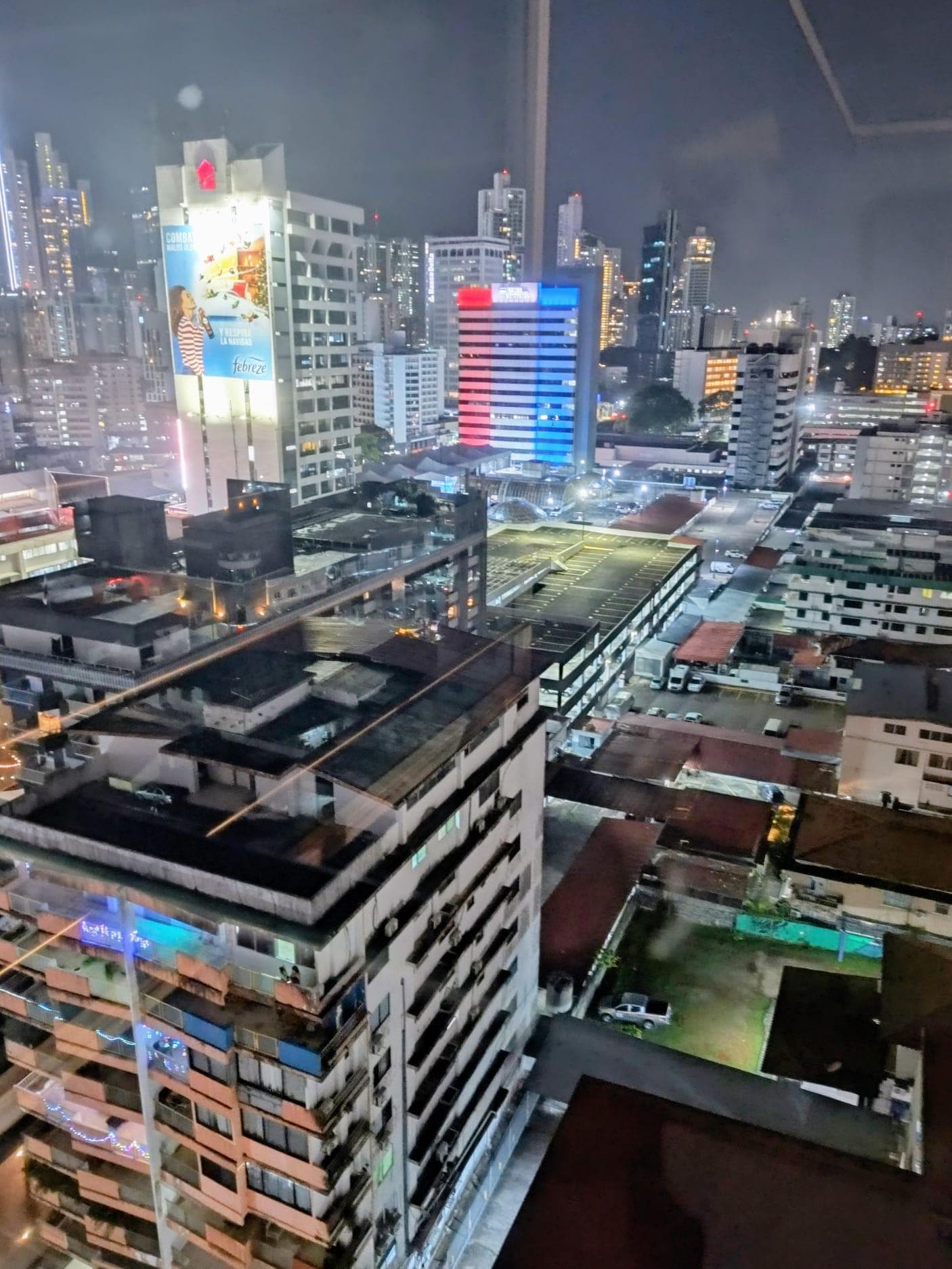 Night view from the roof 