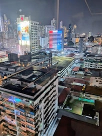 Night view from the roof