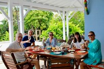 Beautiful dining area.