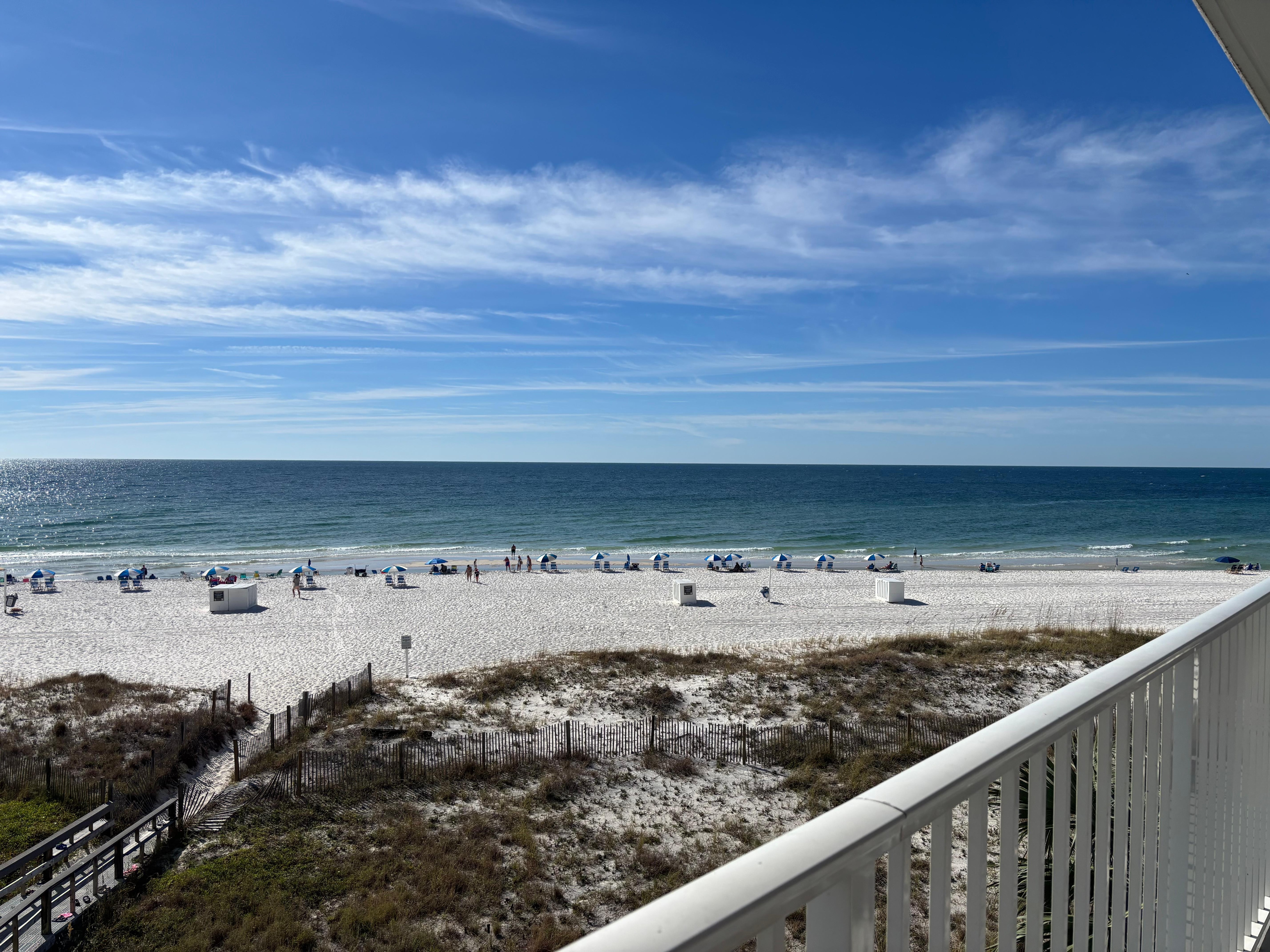 View from the balcony 