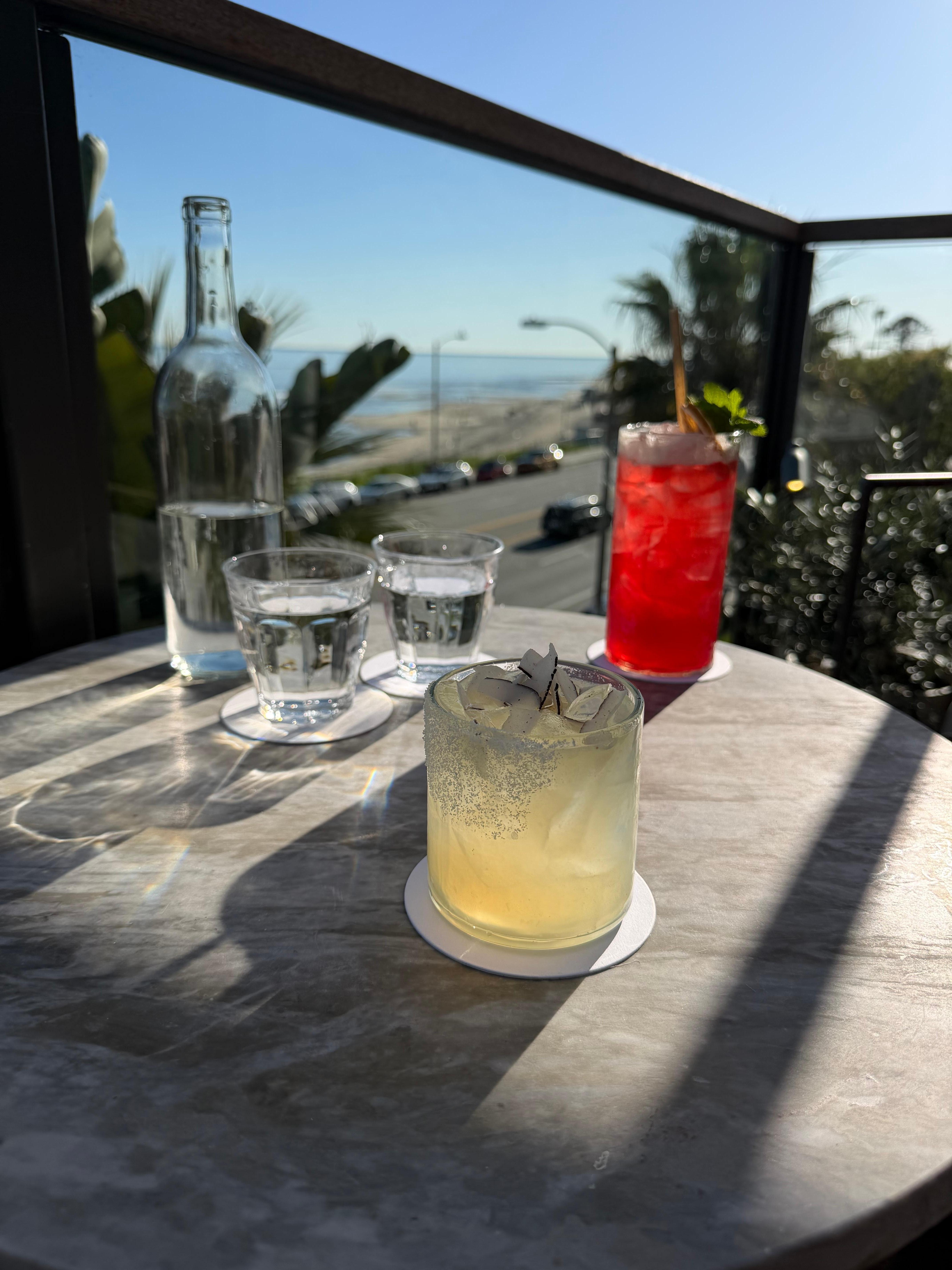 Drinks on the rooftop. Endless summer is a good one to try.