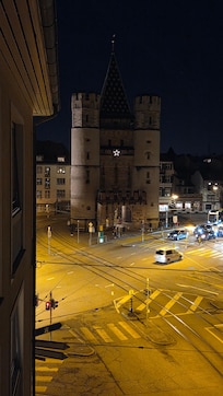 The view of the Gate from our balcony.