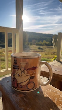 Tea on the front porch