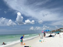 Gorgeous beach just a short walk from condo