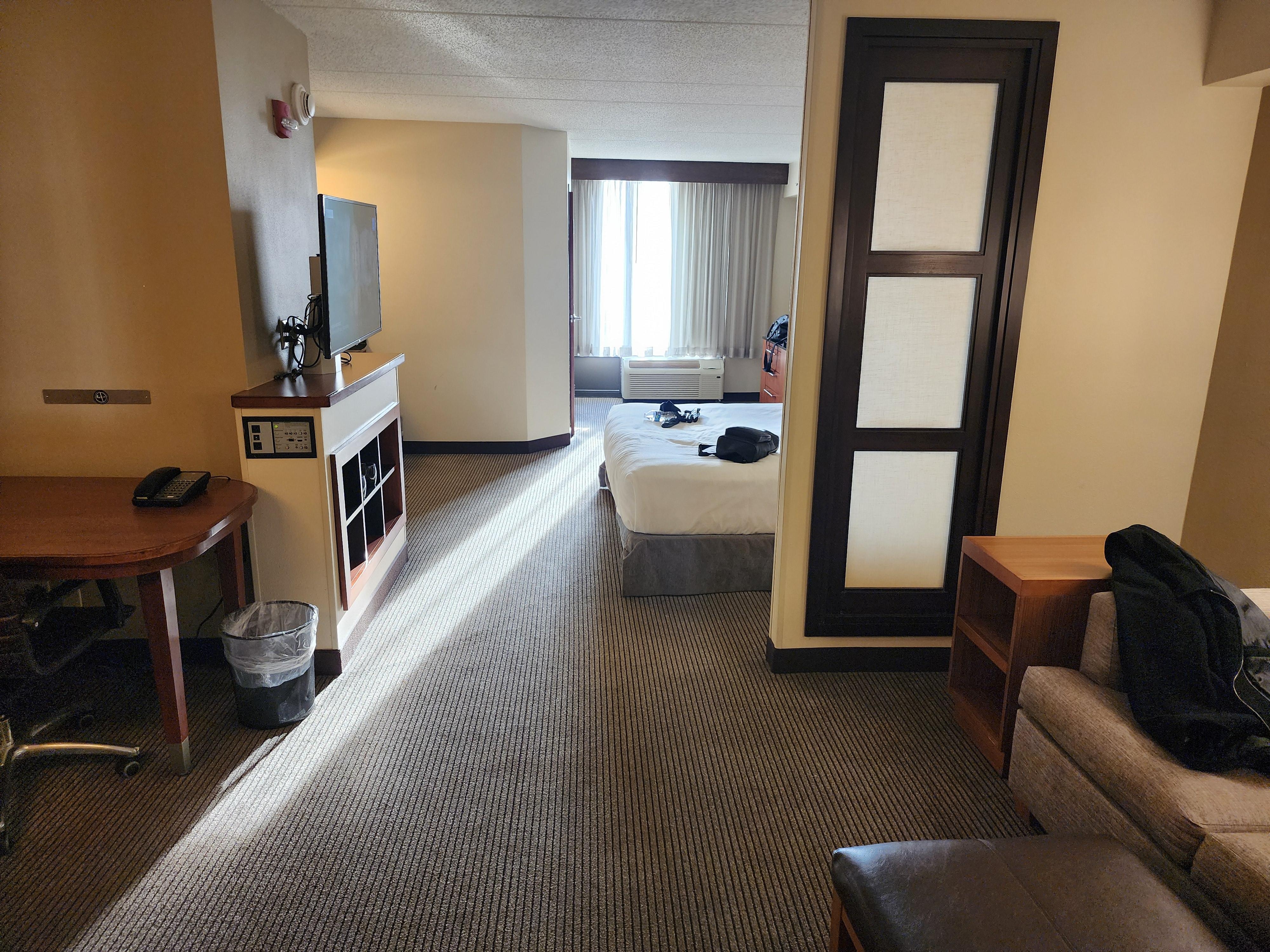 Nice size Handicap room. 