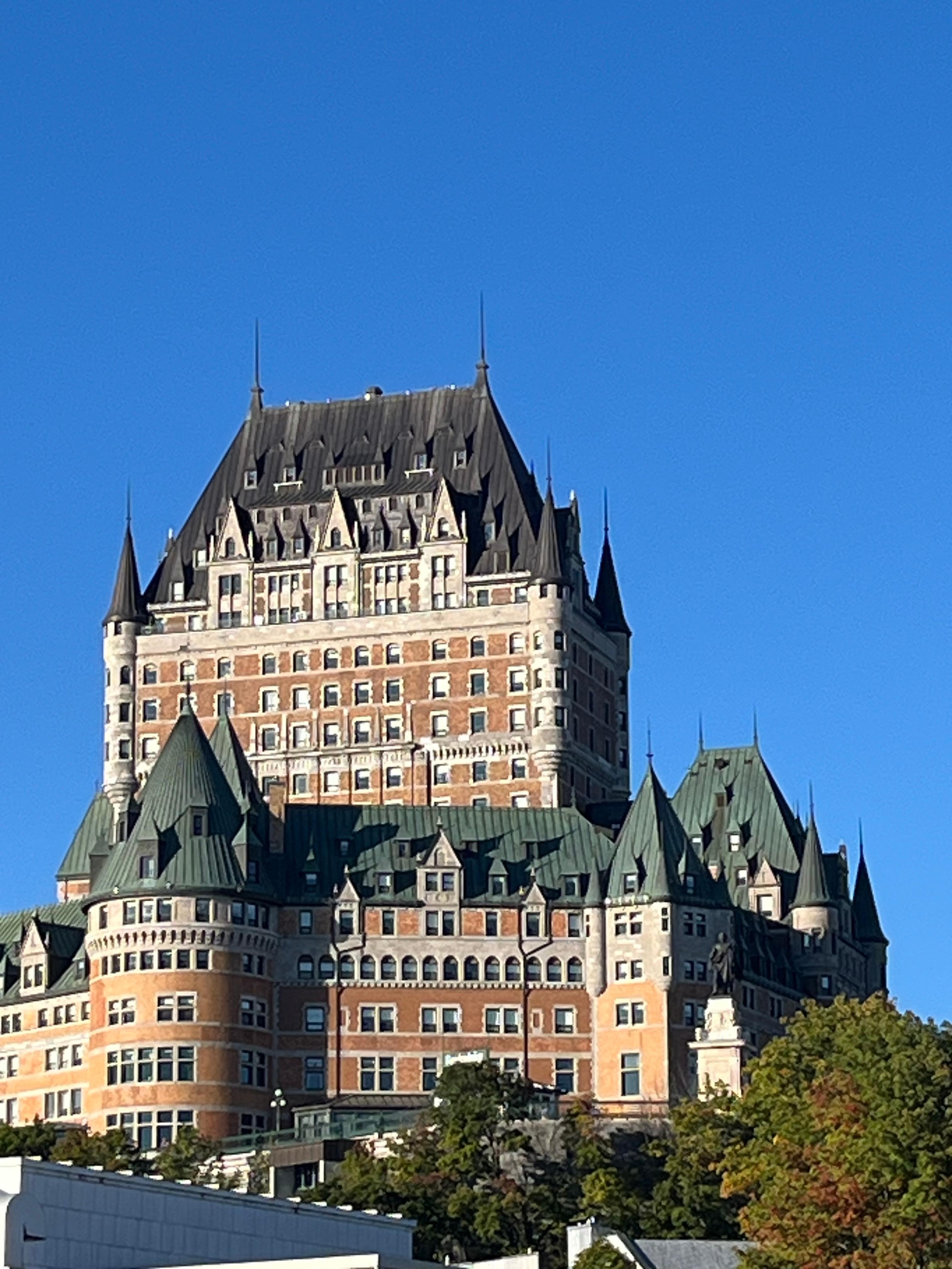 The view from the rooftop deck. 