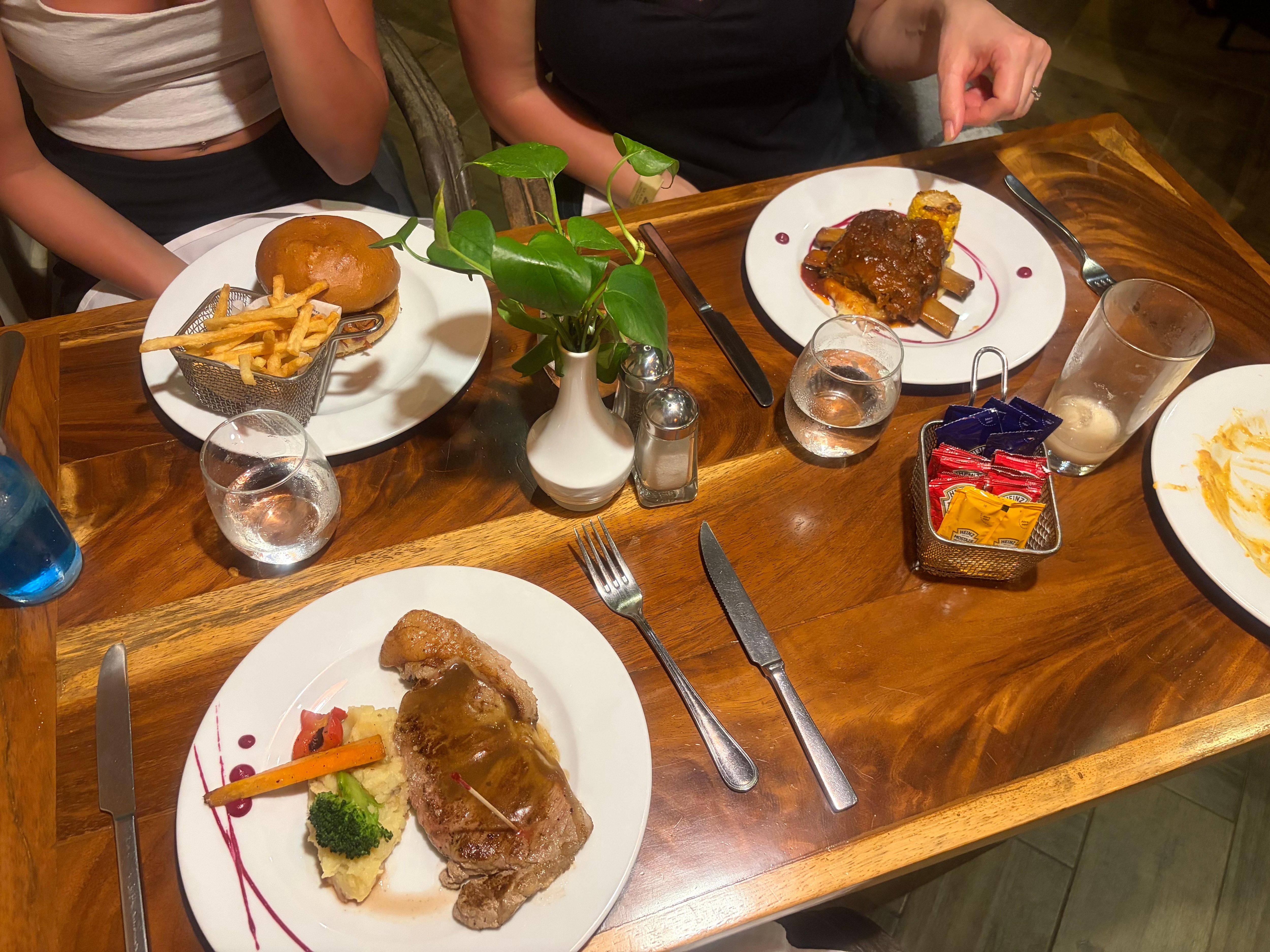 Manhattan- New York steak was cold and overcooked 