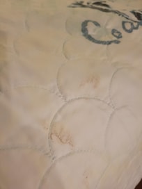 Dirty comforter