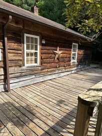 Outside beside the house porch !!!