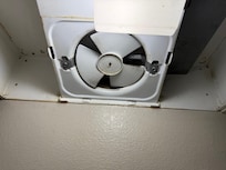 Stove Fan - Protective cover removed