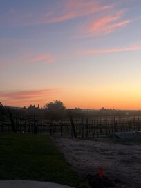 Sunset from the patio.