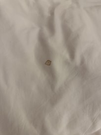 Stained bedding night one