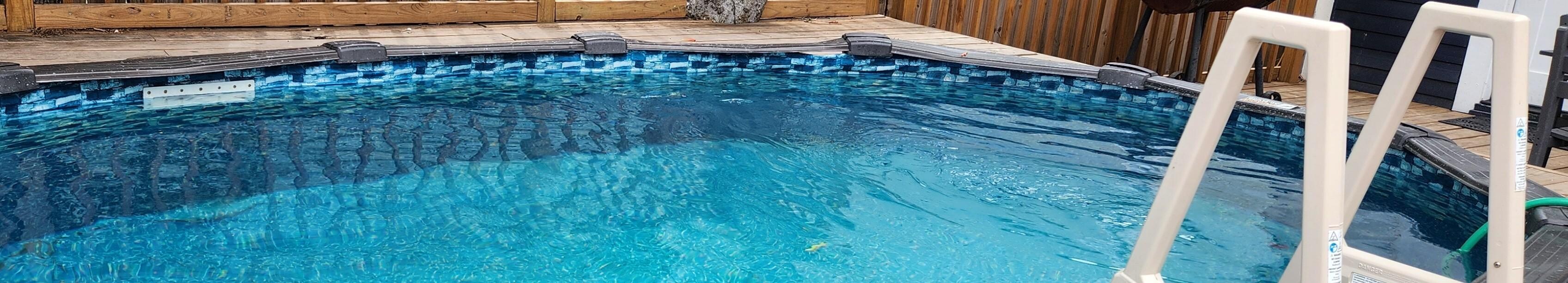 Pool rail broken and unstable