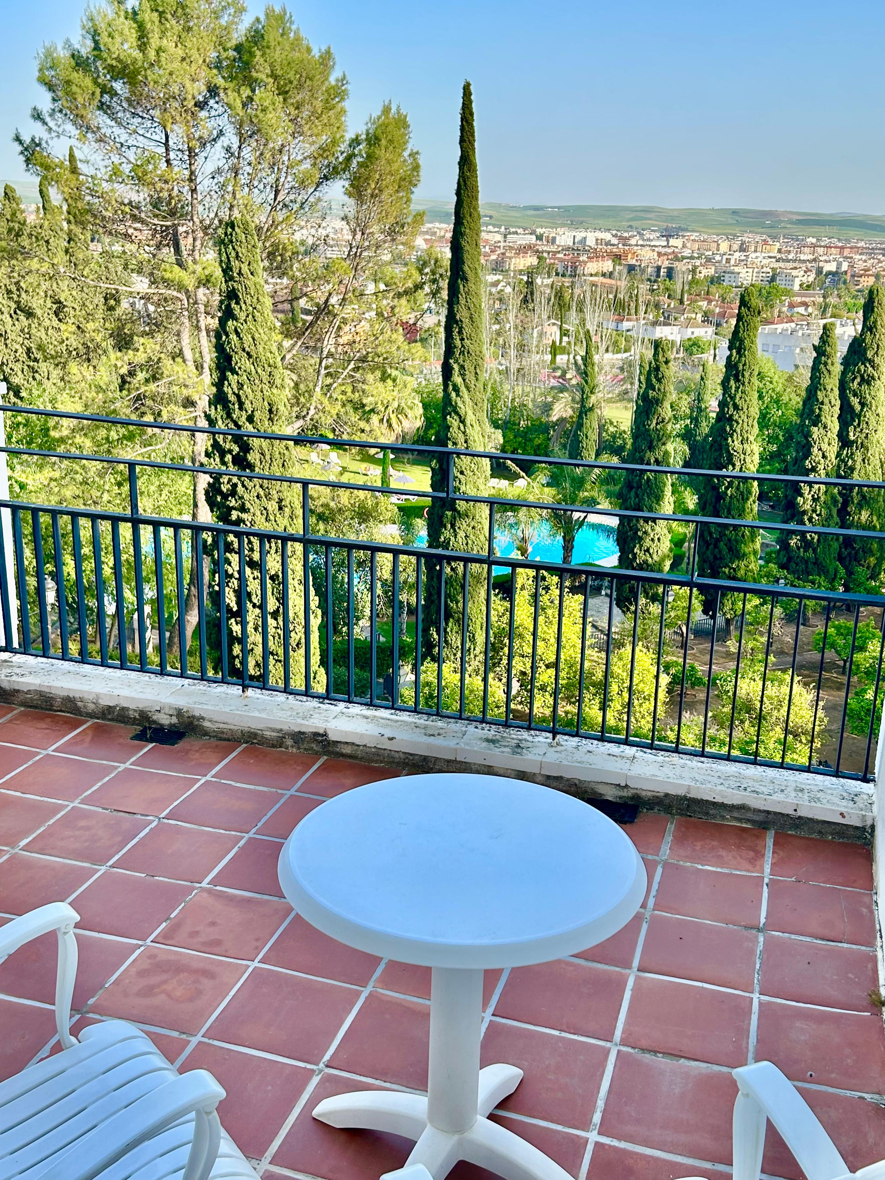 View from the bar terrace. And overlooking a lovely pool. 