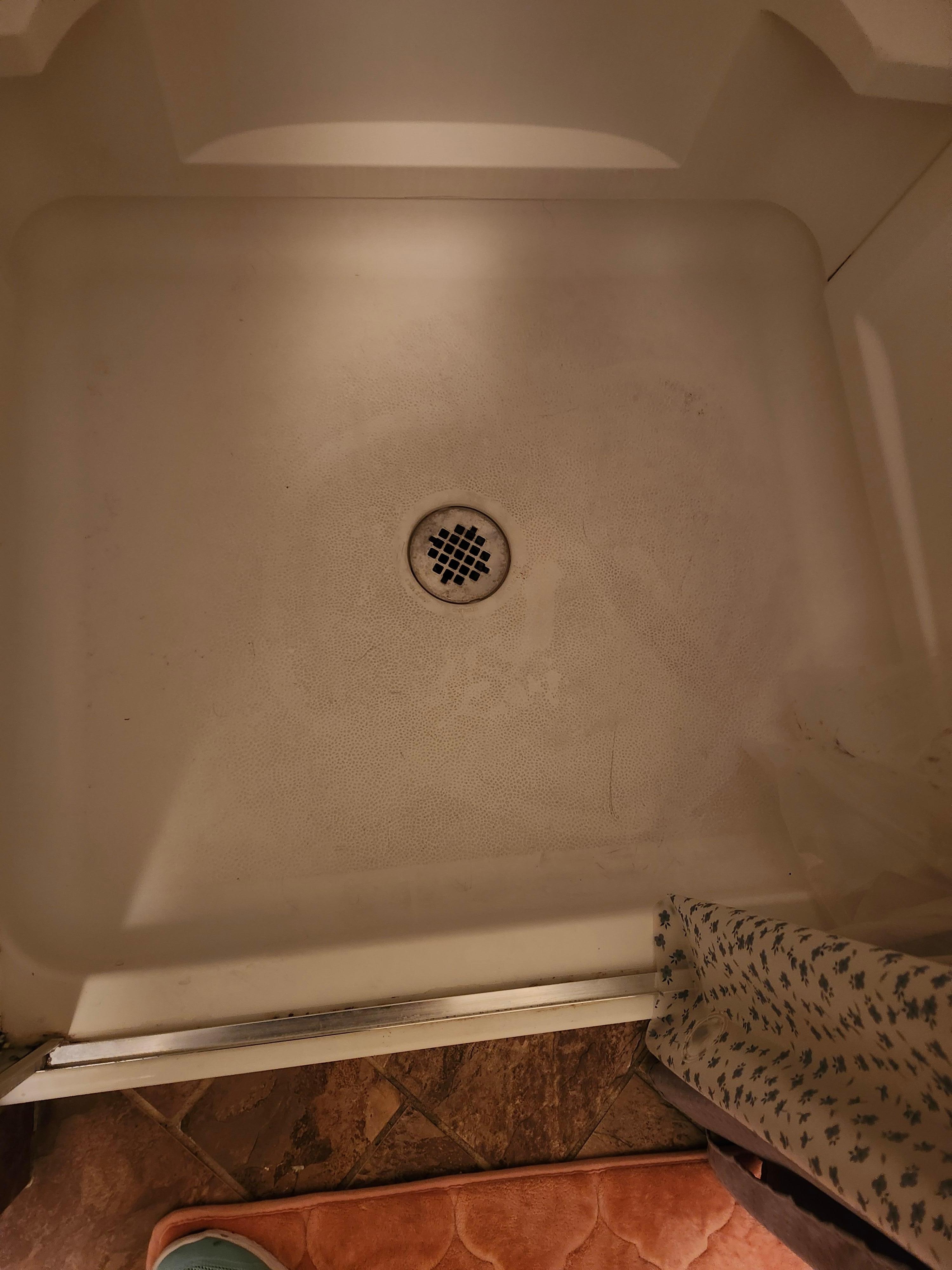 MBR shower when we arrived 