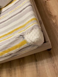 Sheets with holes