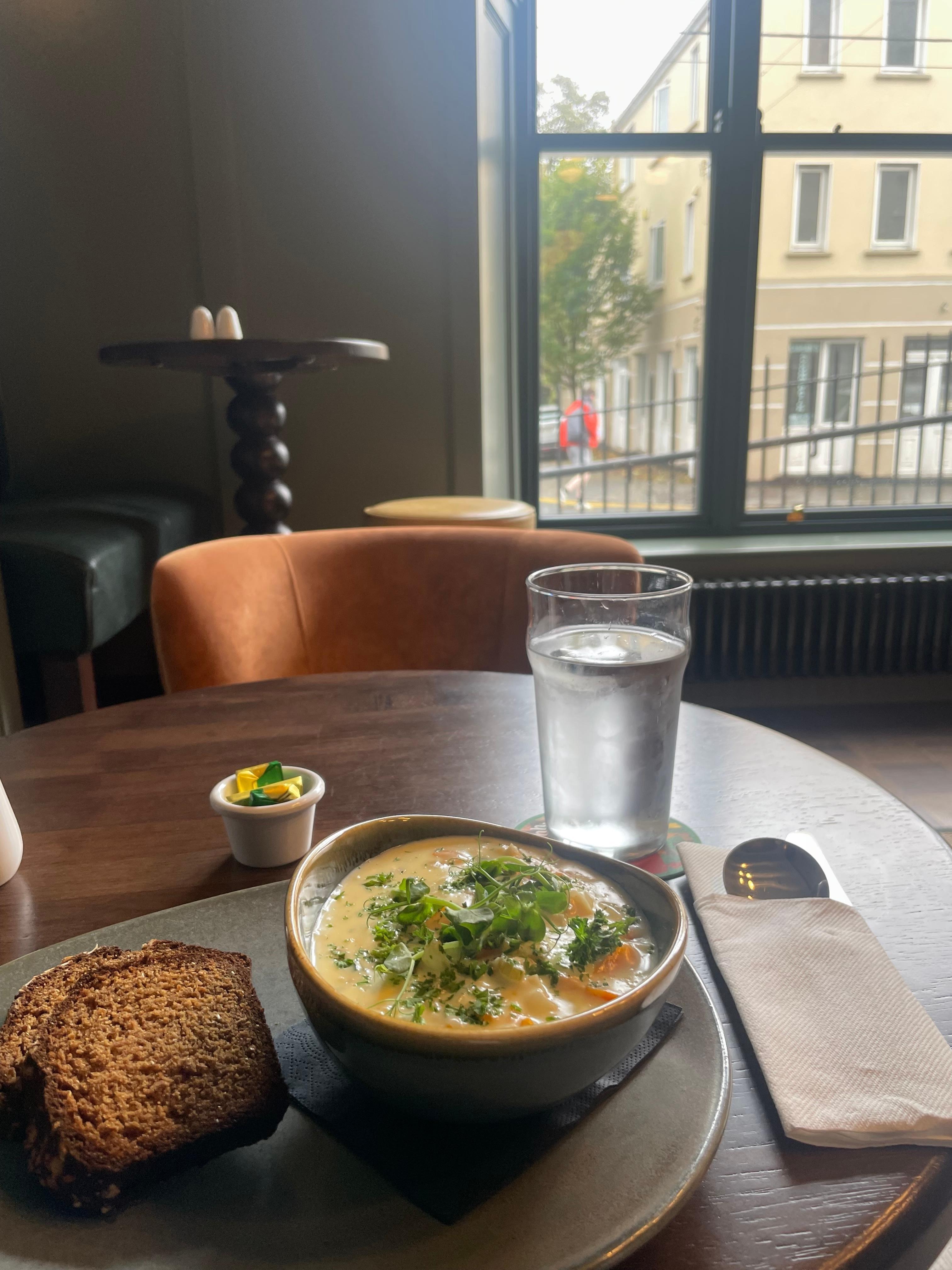 Seafood chowder at the Western Hotel.