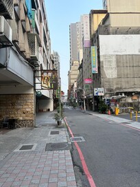 ホテル前の通り