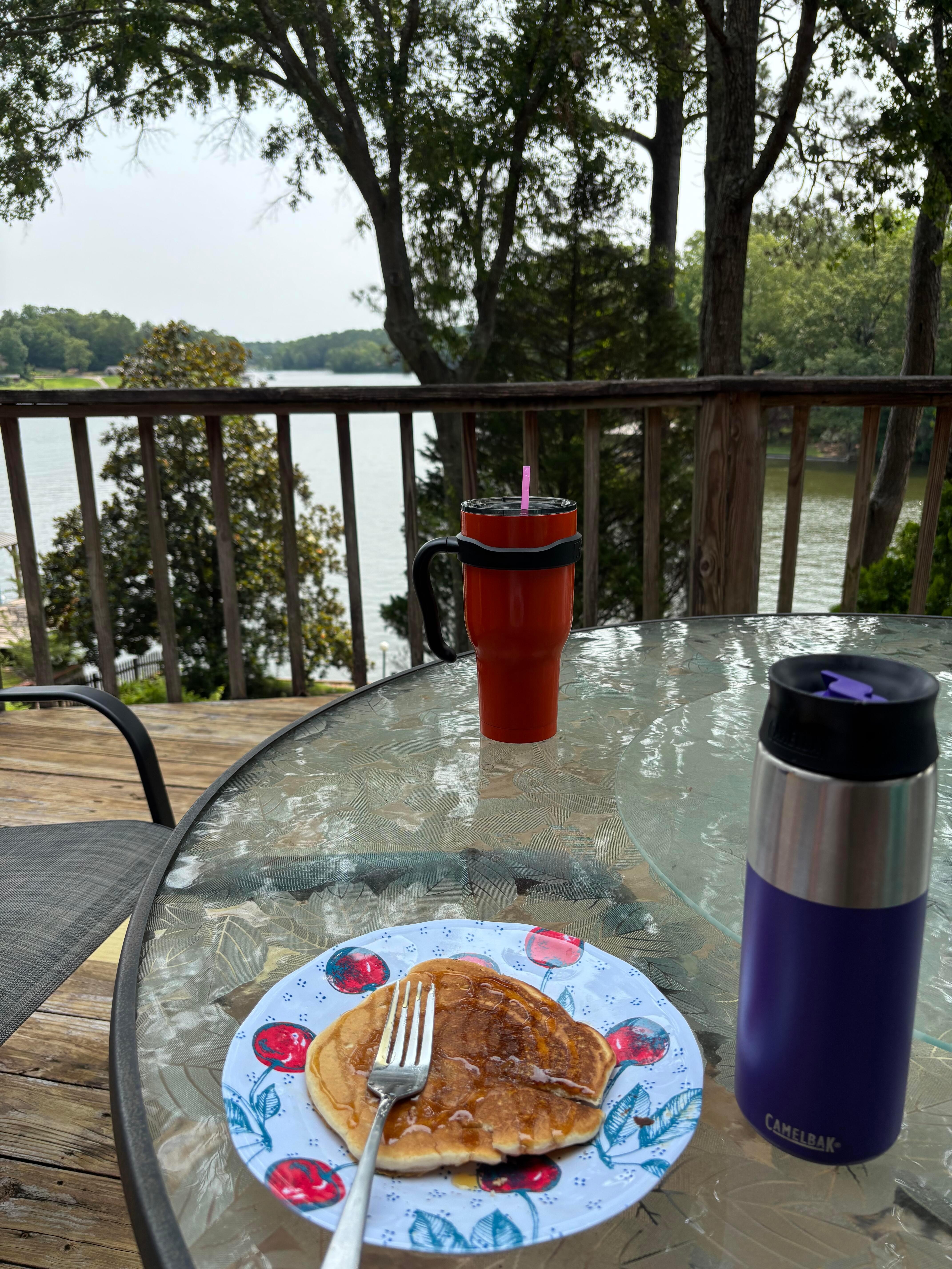 Breakfast on the patio