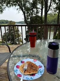 Breakfast on the patio
