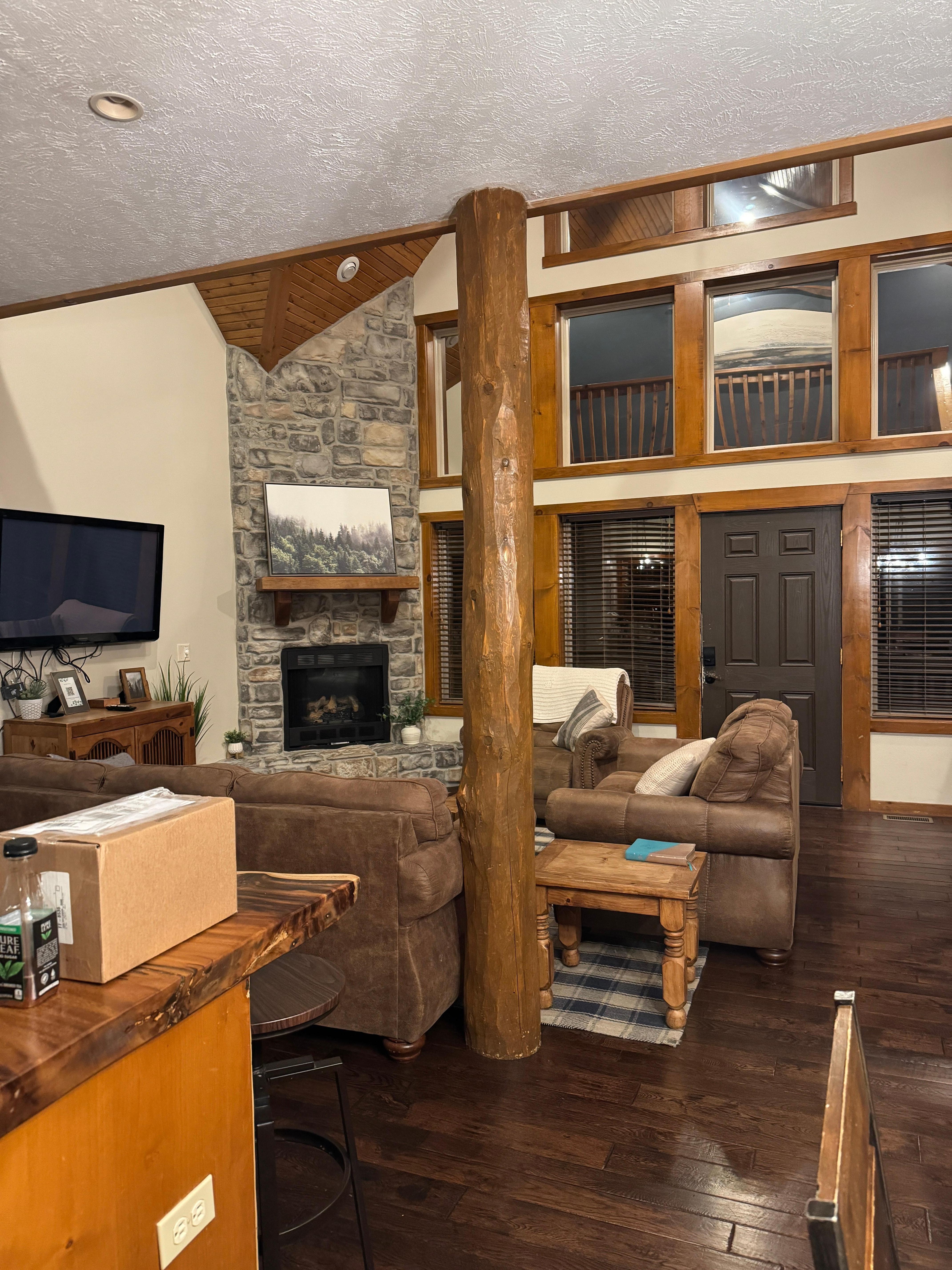 Photo of the den area